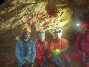 Federico, Nadia, Antonio e Marco al Campo Base